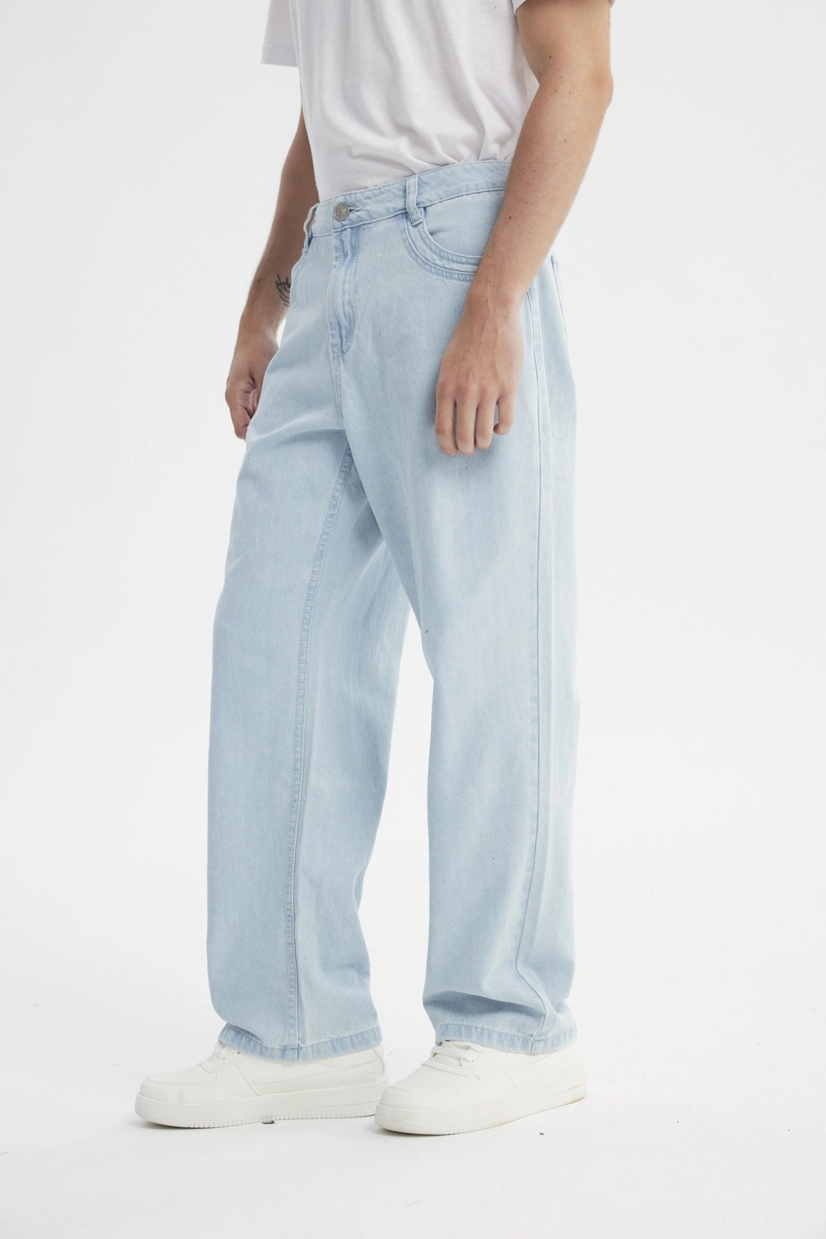 Jeans Straight Hombre Celeste