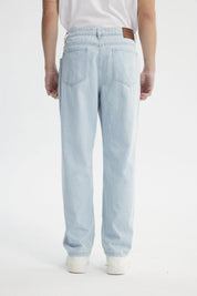 Jeans Straight Hombre Celeste