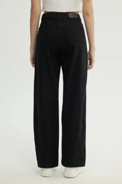 Jeans Mujer Calce Recto Negro