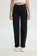 Jeans Mujer Calce Recto Negro