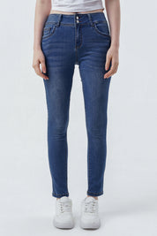 Jeans Skinny Mujer Azul