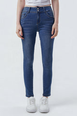 Jeans Skinny Mujer Azul