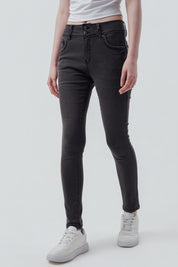 Jeans Skinny Mujer Negro