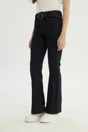 Jeans Mujer Flare Negro