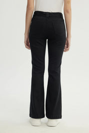 Jeans Mujer Flare Negro