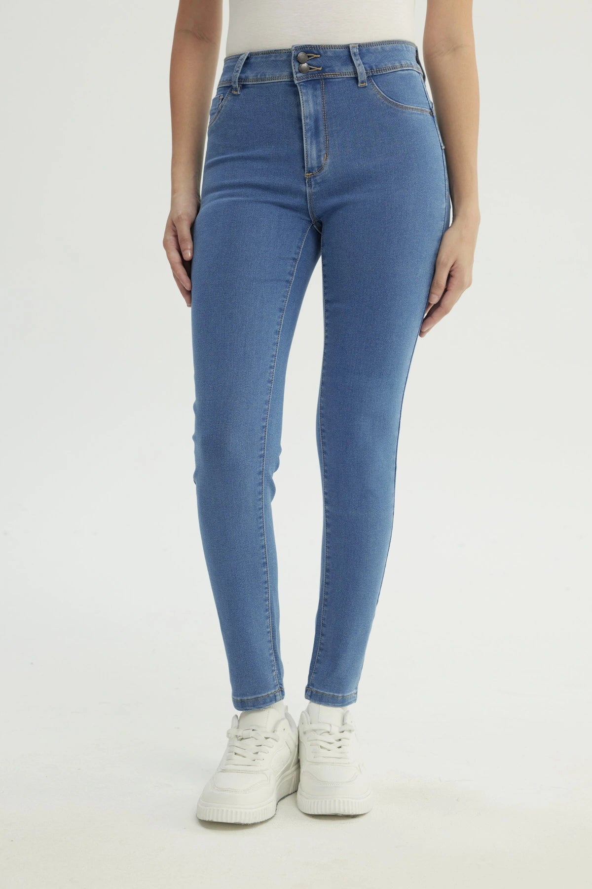 Jeans Skinny Mujer Azul