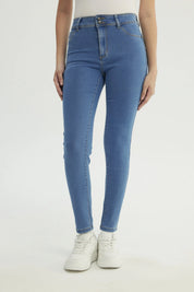 Jeans Skinny Mujer Azul
