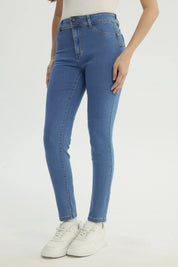 Jeans Skinny Mujer Azul