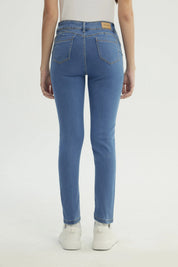 Jeans Skinny Mujer Azul