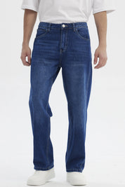 Jeans Hombre Straight Azul