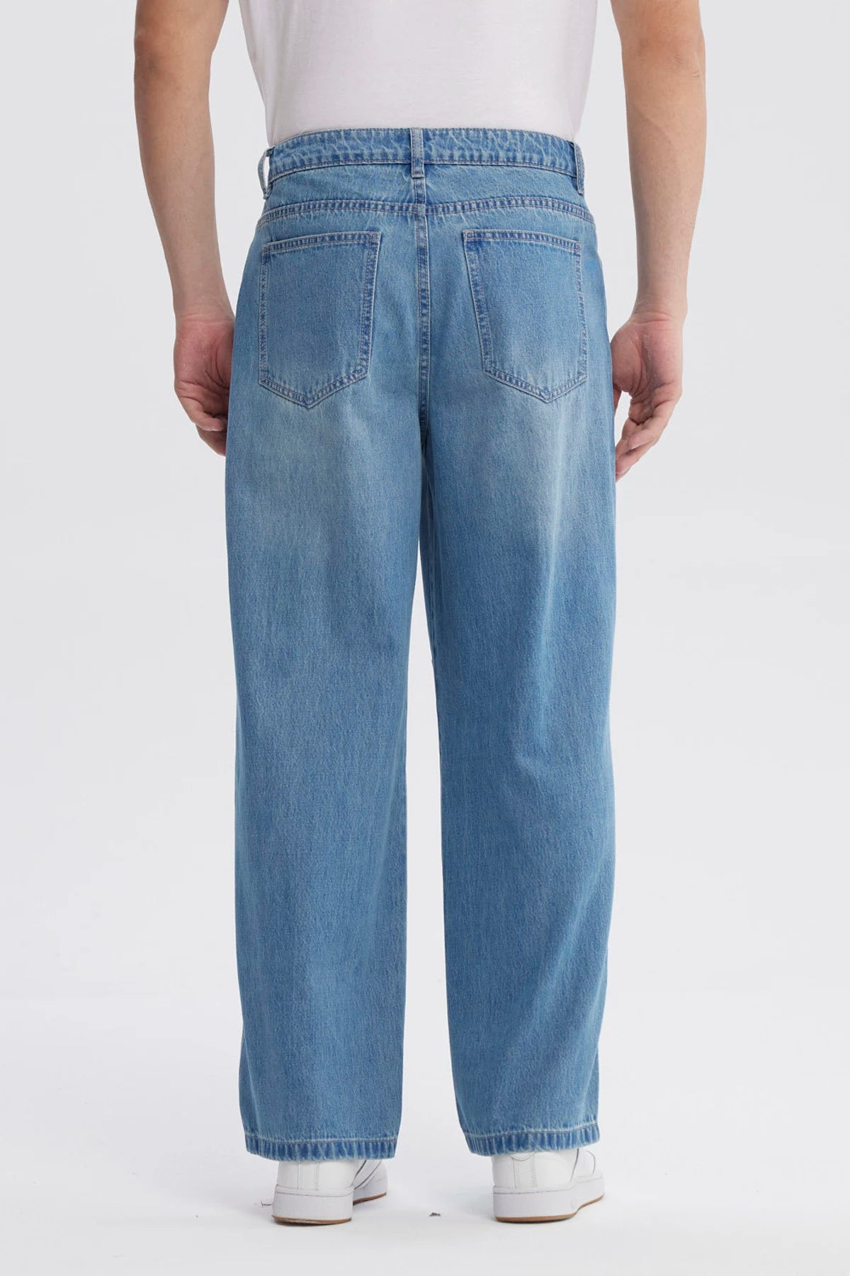 Jeans Hombre Baggy Azul Claro