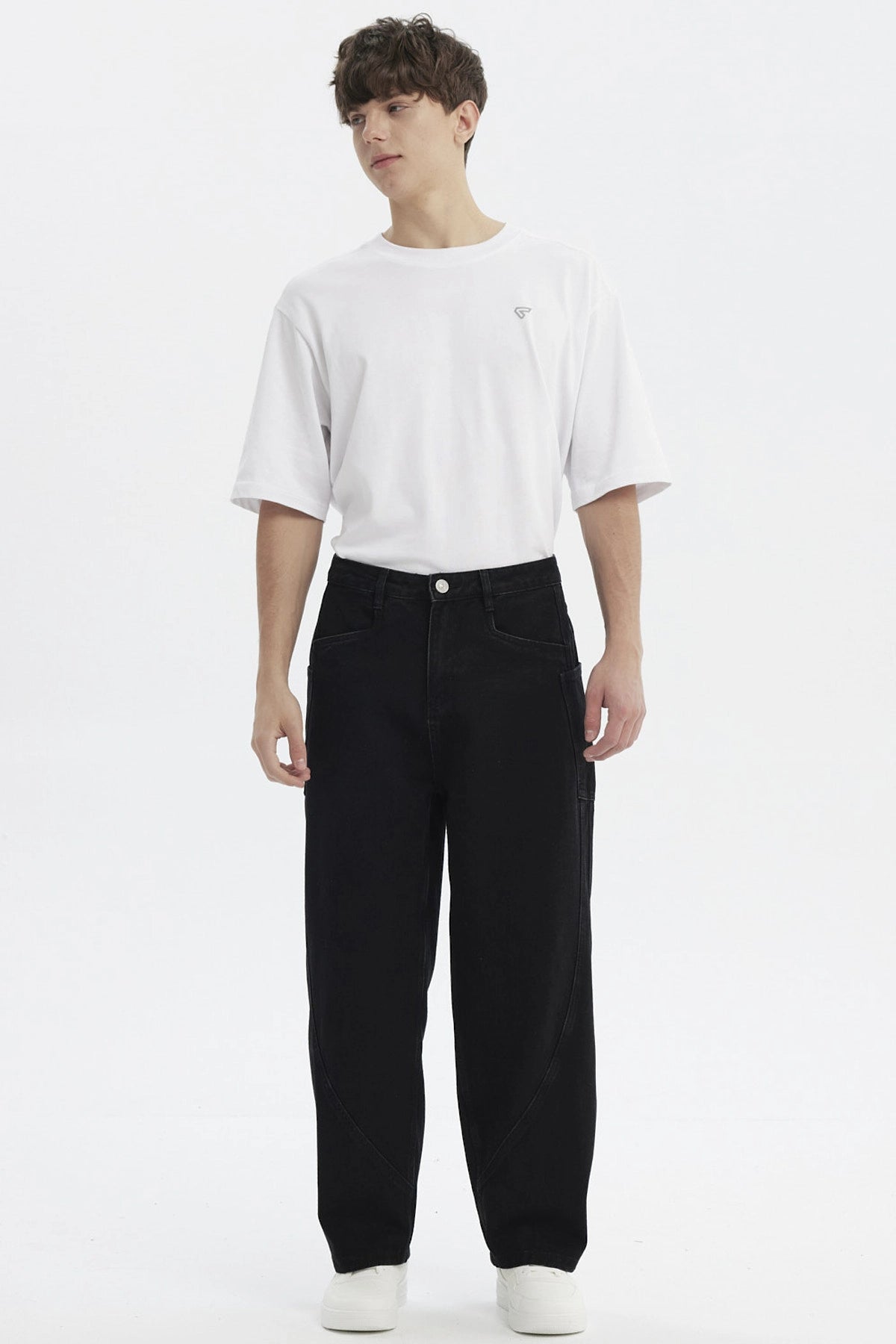 Jeans Hombre Baggy Negro