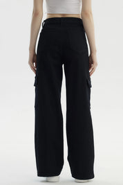 Jeans Mujer Calce Recto Negro