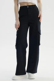 Jeans Mujer Baggy Negro