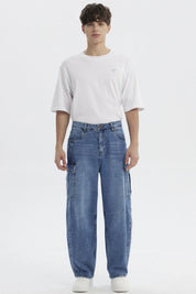Jeans Hombre Baggy Azul