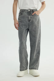 Jeans Hombre Baggy Gris