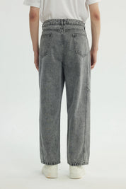 Jeans Hombre Baggy Gris