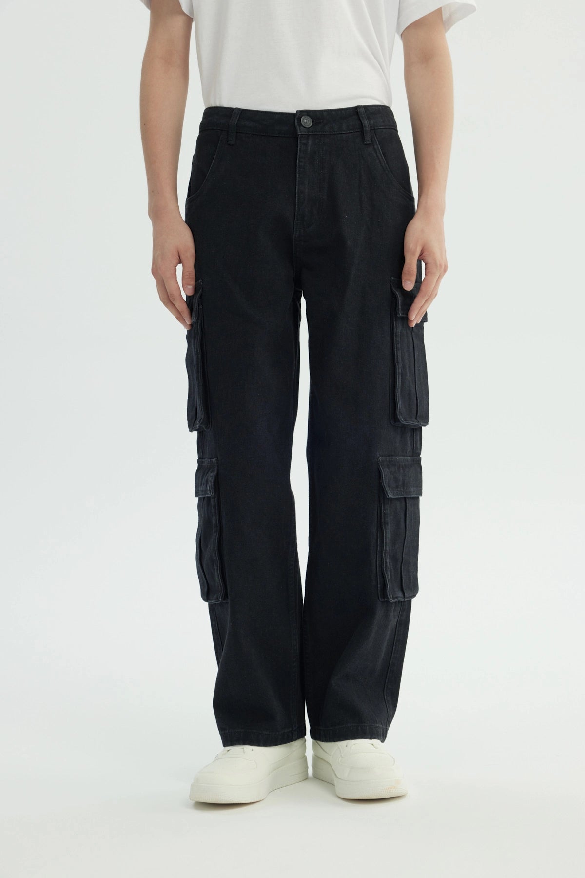 Jeans Baggy Hombre Negro