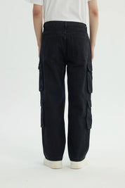 Jeans Baggy Hombre Negro