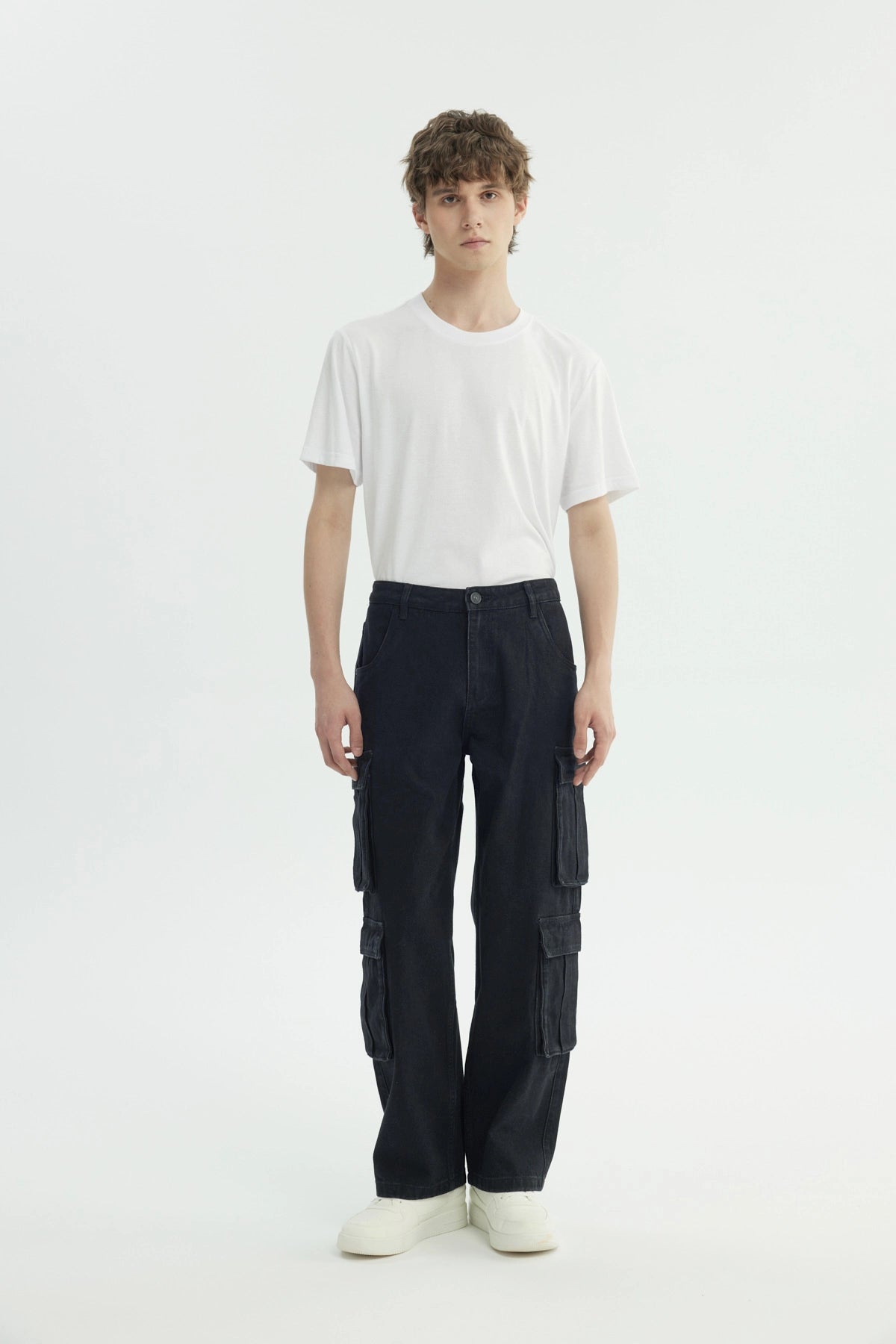 Jeans Baggy Hombre Negro