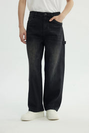Jeans Hombre Baggy Negro