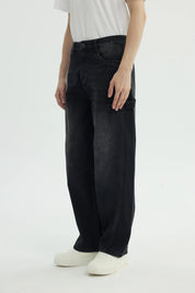 Jeans Hombre Baggy Negro