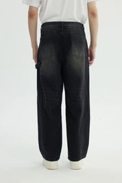 Jeans Hombre Baggy Negro