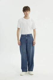 Jeans Hombre Baggy Azul