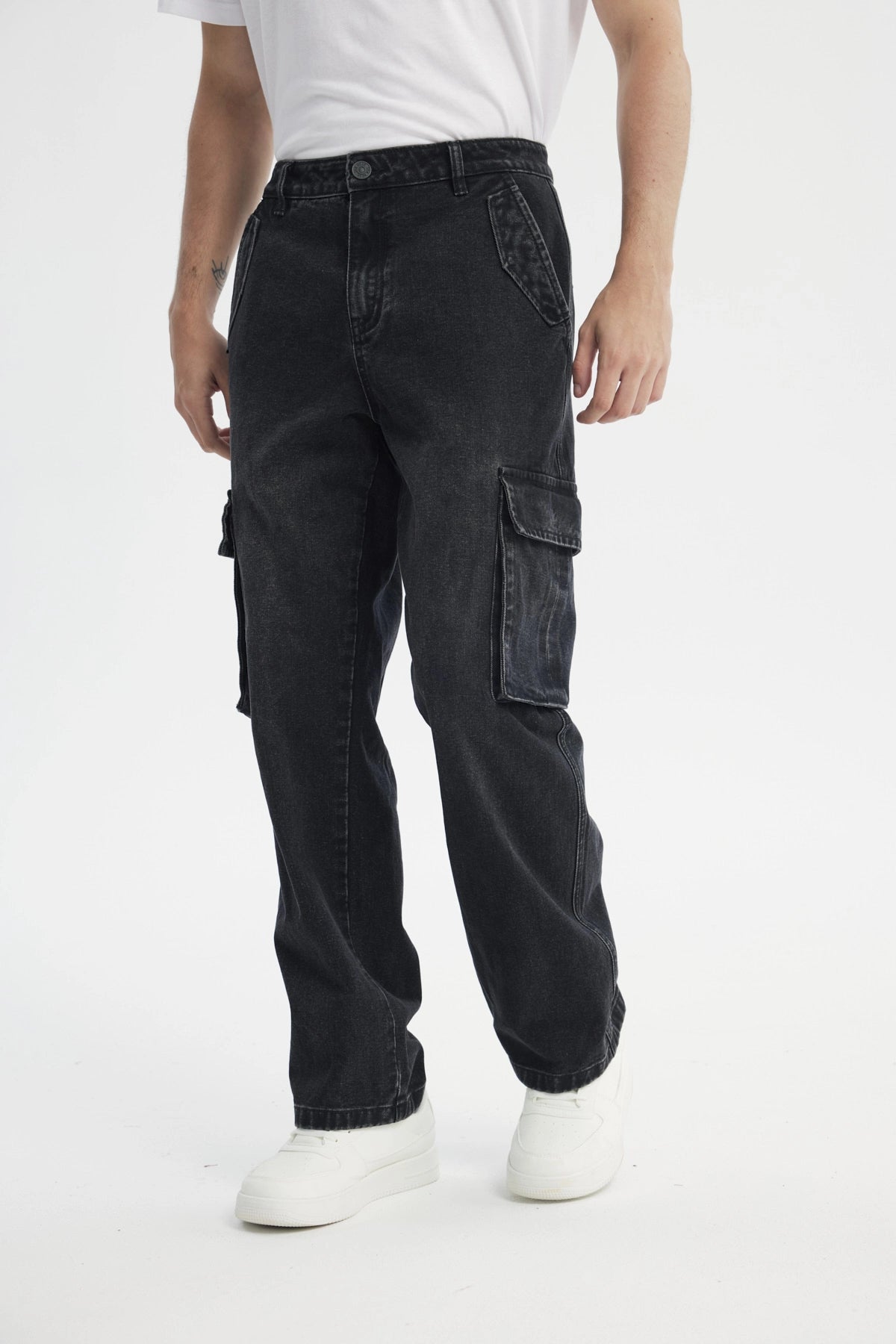 Jeans Straight Hombre Negro
