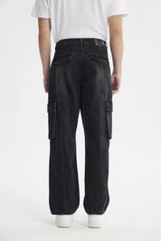 Jeans Straight Hombre Negro