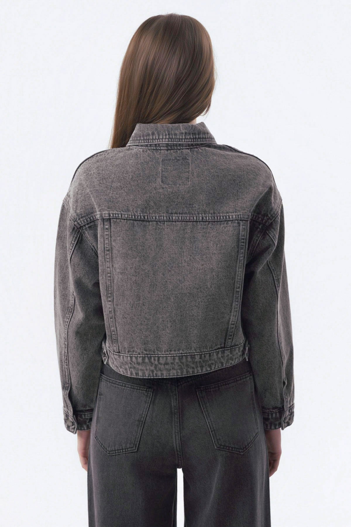 Chaqueta Mujer Clásica Gris