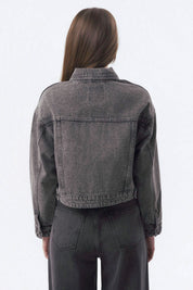 Chaqueta Mujer Clásica Gris