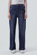 Jeans Mujer Calce Recto Azul
