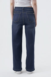 Jeans Mujer Calce Recto Azul