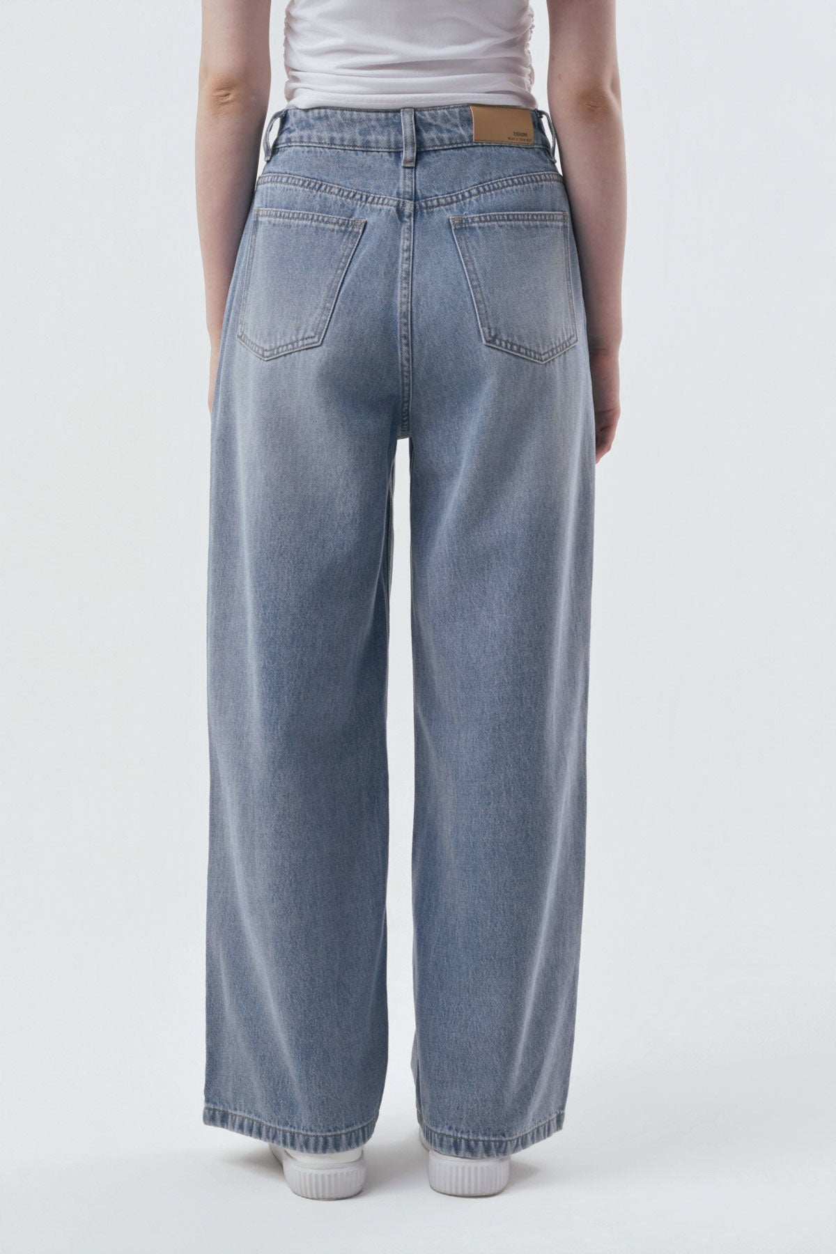 Jeans Baggy Mujer Azul