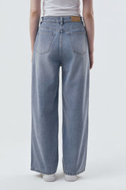 Jeans Baggy Mujer Azul