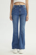 Jeans Mujer Flare Azul