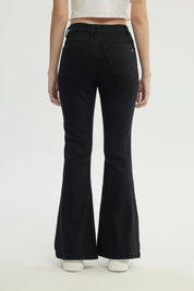 Jeans Mujer Flare Negro