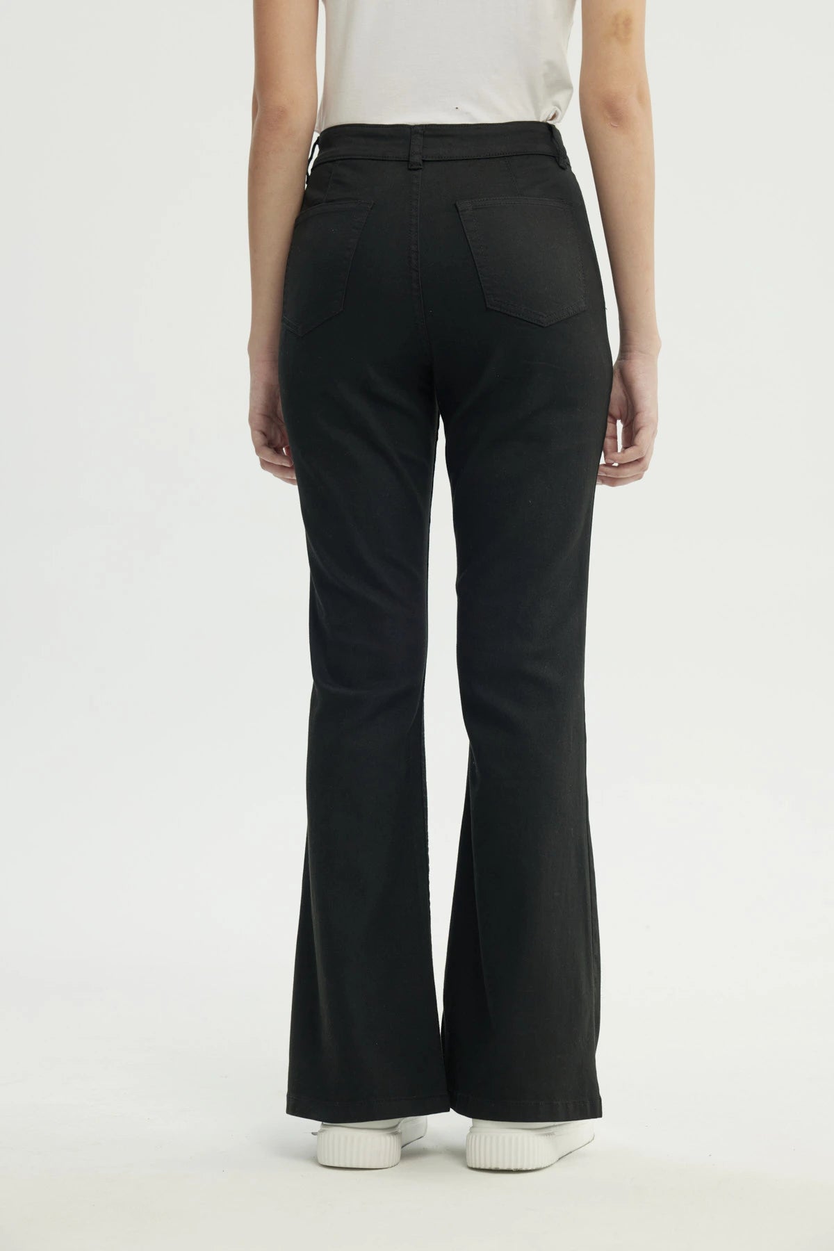 Jeans Mujer Flare Negro
