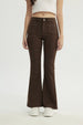 Jeans Mujer Flare Chocolate