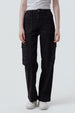 Jeans Mujer Calce Recto Negro