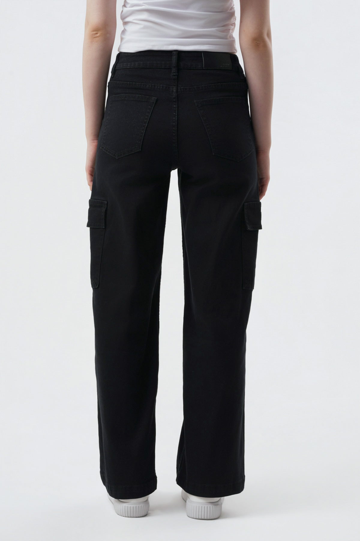 Jeans Mujer Calce Recto Negro