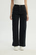 Jeans Mujer Calce Recto Negro