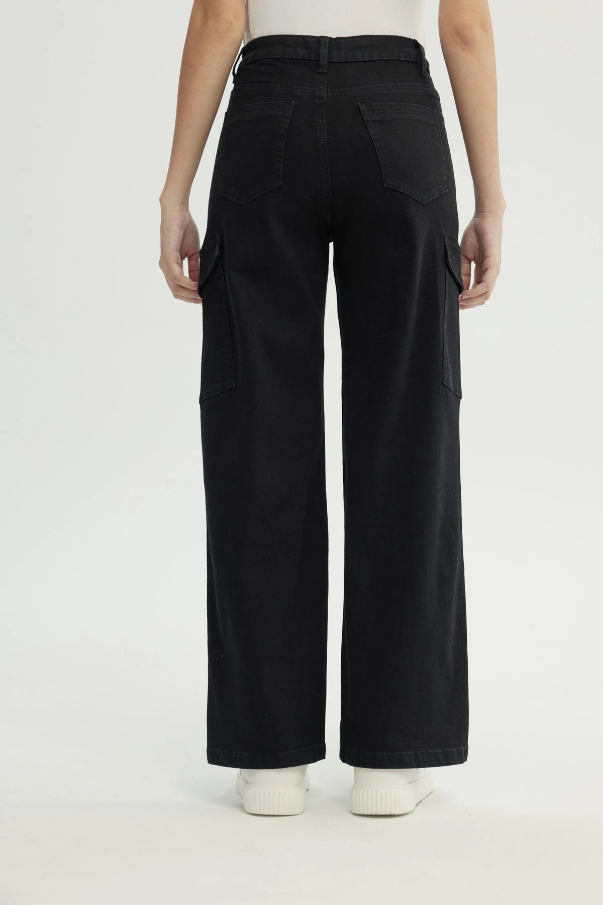 Jeans Mujer Calce Recto Negro