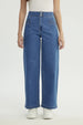 Jeans Mujer Calce Recto Azul
