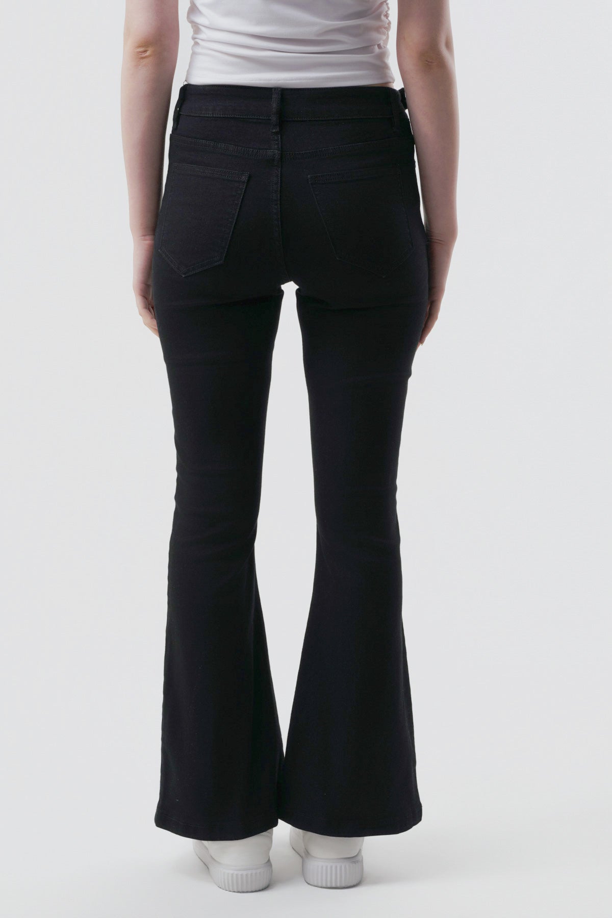 Jeans Flare Mujer Negro