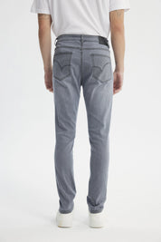 Jeans Skinny Hombre Gris