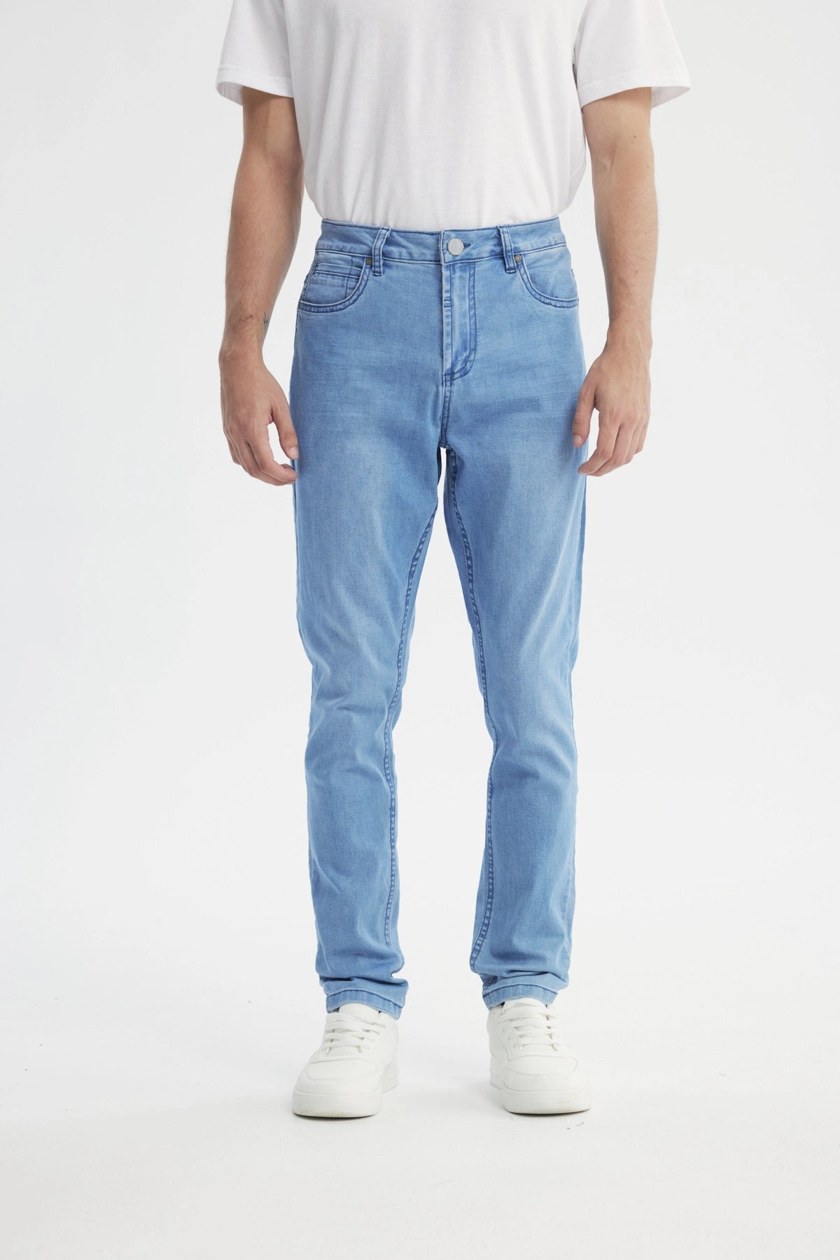 Jeans Skinny Hombre Azul