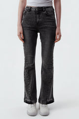 Jeans Flare Mujer Negro
