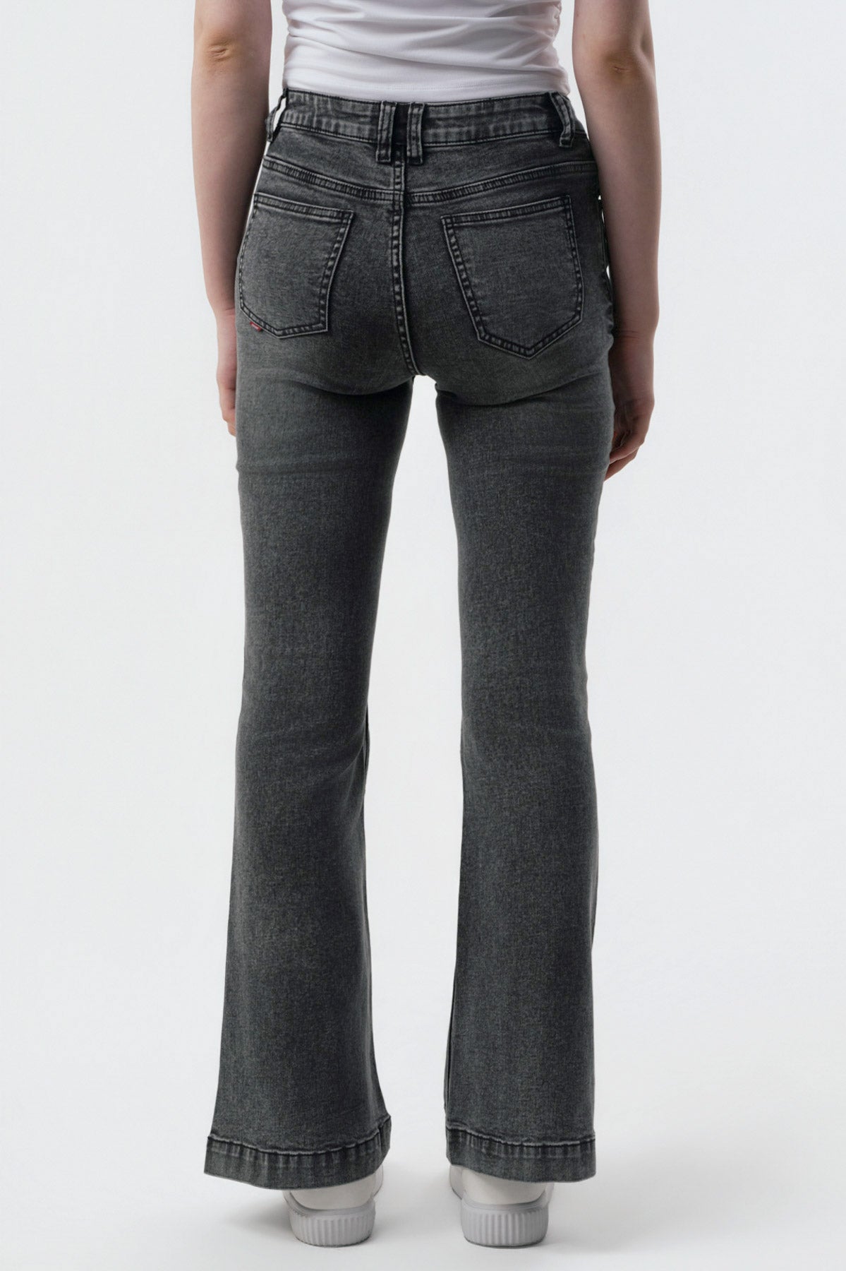 Jeans Flare Mujer Negro
